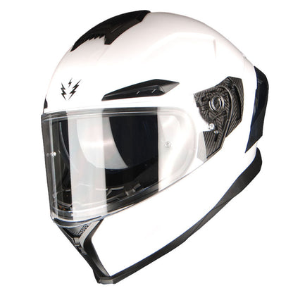 Full Face Motorcycle Helmet DOT Approved – Dual Visor Anti-Fog Pinlock Shield, Street Bike Adult Helmet with Sun Inner Shield, Aerodynamic Thermoplastic Shell, S/M/L/XL