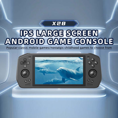 Powkiddy X28 Handheld Game Console – 5.5" IPS Touchscreen Android 11 T618 Octa-Core 4GB RAM 5000mAh Wi-Fi Bluetooth HDMI 30+ Emulators GameCube PSP Retro Gaming