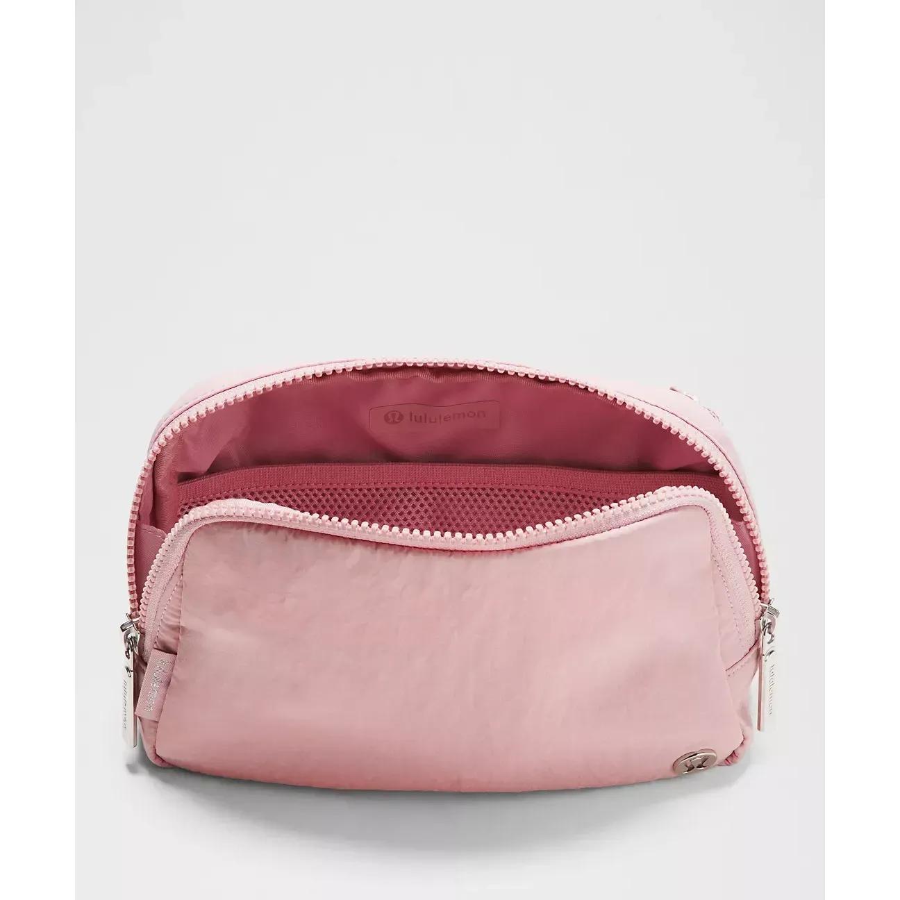 Belt Bag 1L Pink – Compact Crossbody Sling Waist Pack, Adjustable Strap, Zippered Pockets, Hands-Free Everyday Carry for Travel, Gym, Running & Streetwear