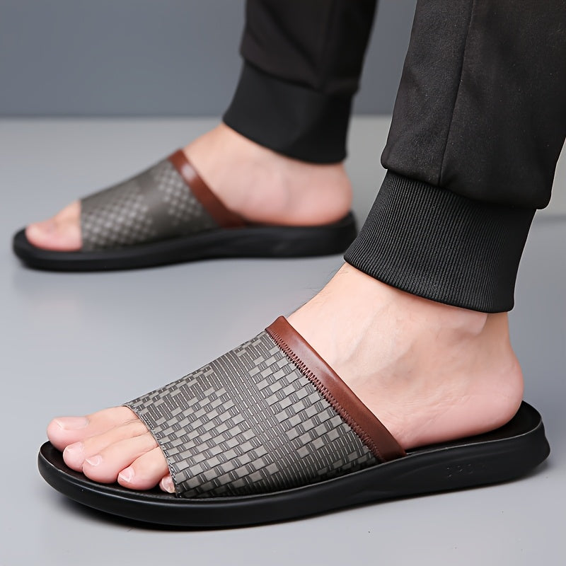 Men's Slippers - Breathable Mesh Non-Slip Sole for Outdoor & Travel 850725