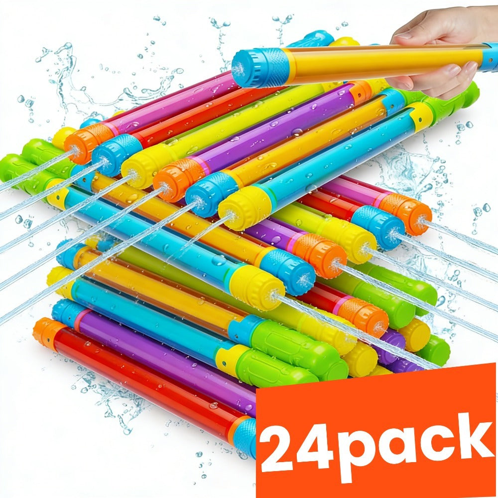 Water Polo Balls Bulk Set 80 Pack for Pool Games & 4-Piece Mini Water Gun Squirt Toy Kit – Summer Outdoor Water Play for Kids Boys Girls Ages 3+, Pool Party Beach Backyard Birthday Gift