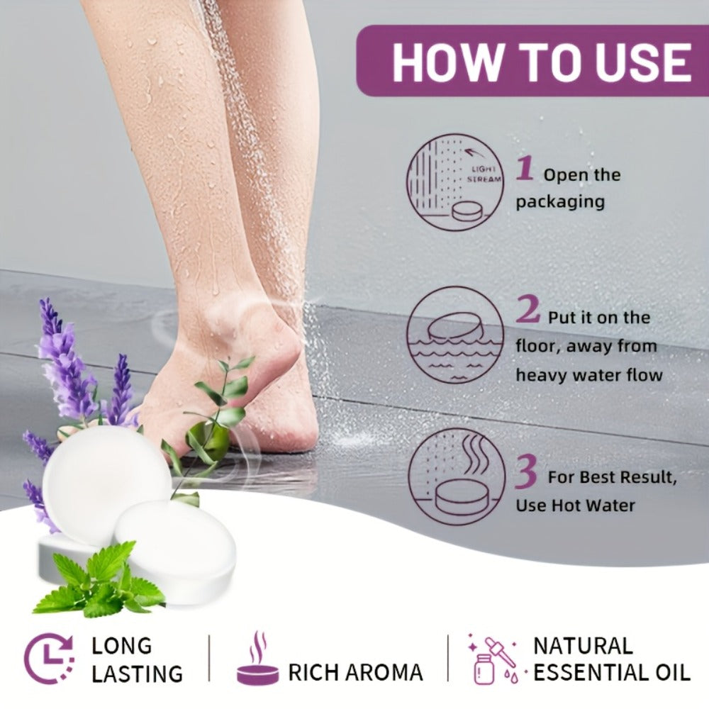Aromatherapy Shower Steamers 18-Pack – Lavender Eucalyptus & Mint Essential Oil Shower Tablets | Spa Self-Care Bath Set for Men & Women | Stress Relief Sleep & Relaxation Gift for Christmas Mother's Day