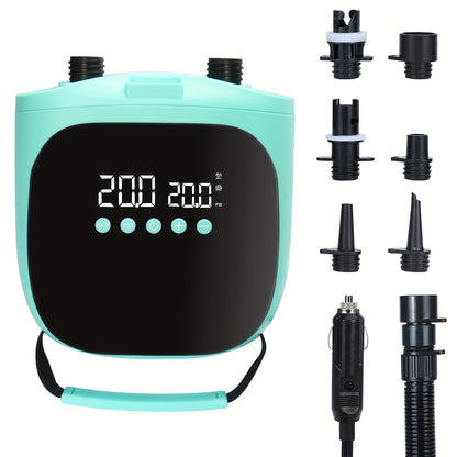Electric SUP Pump 20PSI Portable Paddle Board Air Pump Quick Inflate Deflate for Stand Up Paddle Boards Kayak Inflatable Boat Tent Outdoor