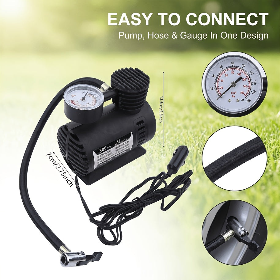 Multifunctional Portable Electric Air Pump, Suitable for Car Tires, Balls, Balloons, Inflatable Castles, Pool Toys, and Outdoor Inflatable Decorations