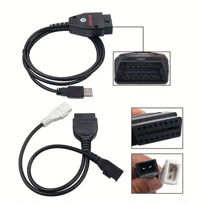 Galletto 1260 ECU Programmer & OBD2 Flashing Cable – ECU Tuning Tool for Toyota, Ford, BMW, Audi, VW, Honda, Nissan, Mercedes | EDC16 EDC15 Diesel & Petrol Cars