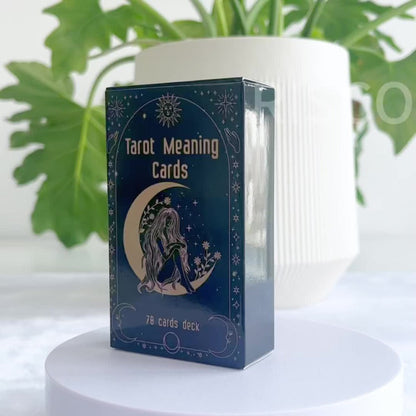 Oracle Cards Tarot Deck – Original Meaning Card Game for Divination Parties & Casual Play, Exquisite Design Desktop Card Game, Gift for Valentine's Day Birthday Christmas Party