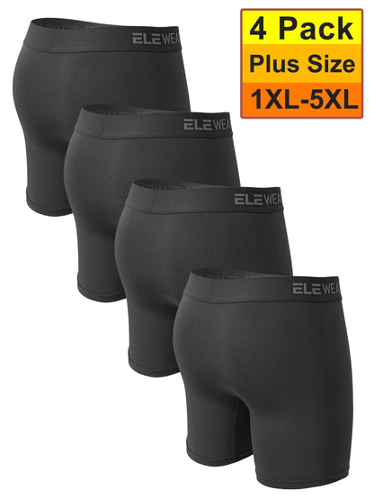 Men's Boxer Briefs - Moisture Wicking 4 Pack Everyday