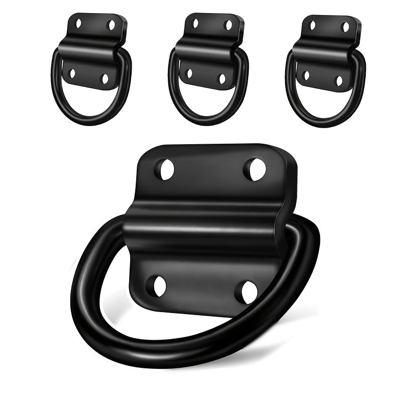 Four Heavy-Duty Steel D-Rings Hold The Anchor, While Extremely Durable Surface-Mounted Hooks Keep The Cargo in Place Within The Trailer And Truck Compartment