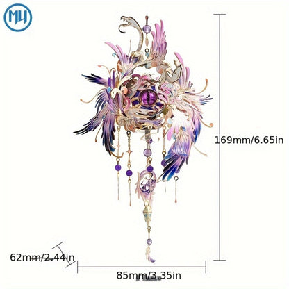 3D Metal Puzzle Model Kit – God's Eye & Angel's Eye MU Assembly, Laser-Cut DIY Craft, Artistic Home & Office Decor, Unique Birthday Gift for Adults, Teens, Girlfriend Boyfriend