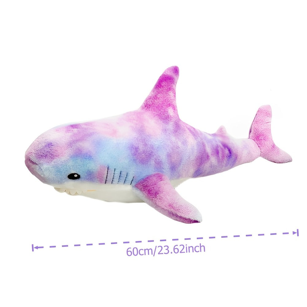 Shark Stuffed Animal Pillow – Soft Cute Plush Throw Pillow for Couch & Kids Room, Birthday Gift for Girls, Women & Ocean Animal Lovers, Mixed Colors