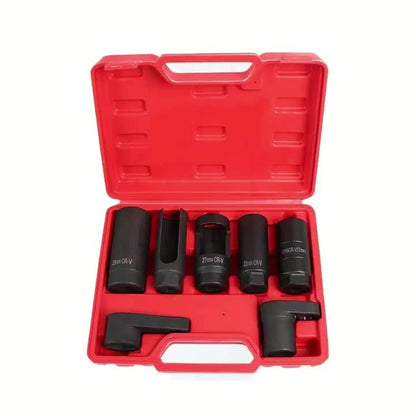 Oxygen Sensor Socket Set – Professional Removal & Installation Tool Kit for All Vehicles, Universal 22mm Slotted Design, Multiple Drive Sizes, Mechanic-Grade Auto Repair Socket Wrench