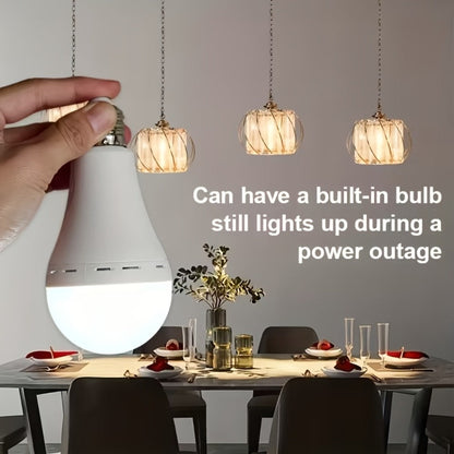 Rechargeable Emergency LED Bulb IP54 Waterproof 2000mAh 60W Equivalent 6000K with Hook – E27 E26 Universal Base Wireless Portable Auto-On for Home Office Camping Outdoor Power Outage, 4 8 10 12 Pack
