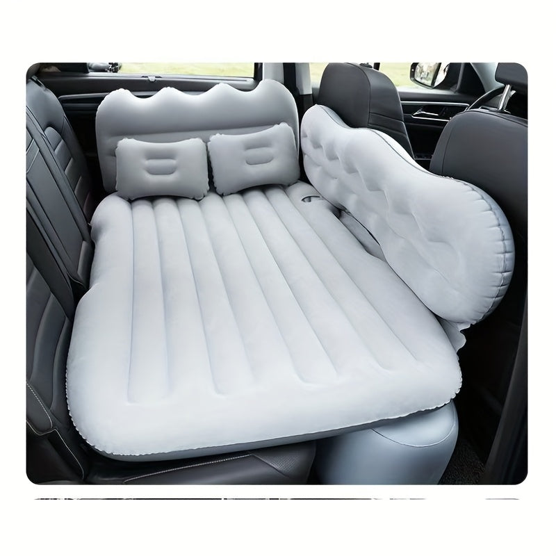 SUV Air Mattress Inflatable Car Bed Portable Camping Mattress Universal Flocked Blow Up Bed for SUV Trunk Back Seat with Storage Bag Repair Kit for Car Camping Travel Road Trip Multiple Colors