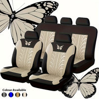 Butterfly Tire Pattern - Black Beige