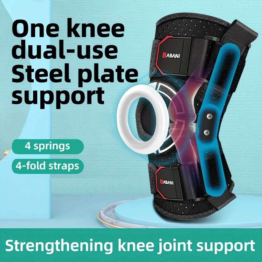 Knee Compression Sleeve Brace for Men Women – Non-Slip Silicone Grip, Sweat-Resistant Support for Hiking, Cross-Training & Skiing