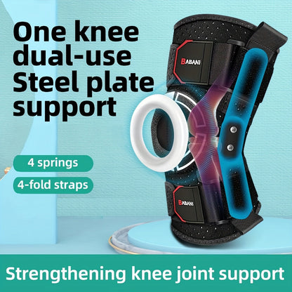 Knee Compression Sleeve Brace for Men Women – Non-Slip Silicone Grip, Sweat-Resistant Support for Hiking, Cross-Training & Skiing