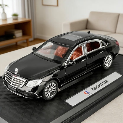 Mercedes-Benz E300 Diecast Car Model 1:24 Scale Zinc Alloy Static Replica | Openable Doors, Highly Detailed Collectible | Desktop Decor Gift for Men Adults