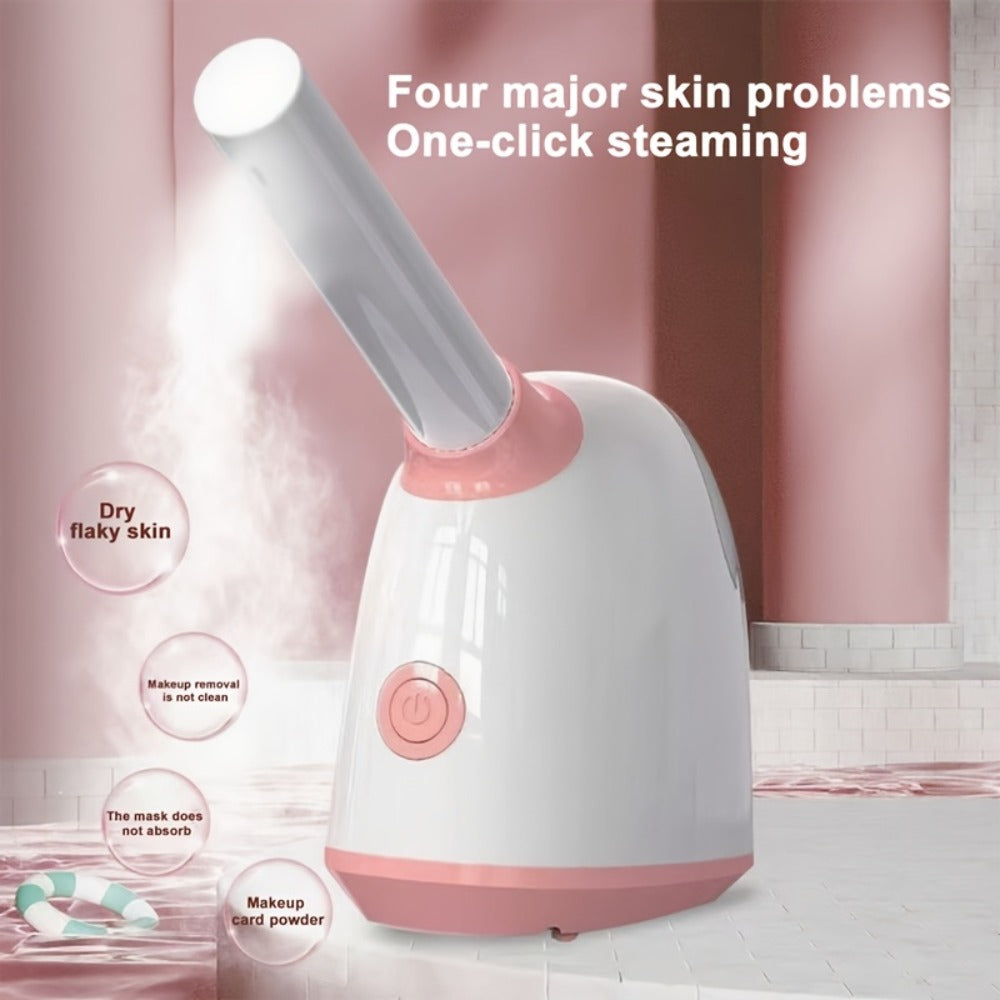 Nano Ionic Facial Steamer with 360° Rotatable Arm for Home & Salon