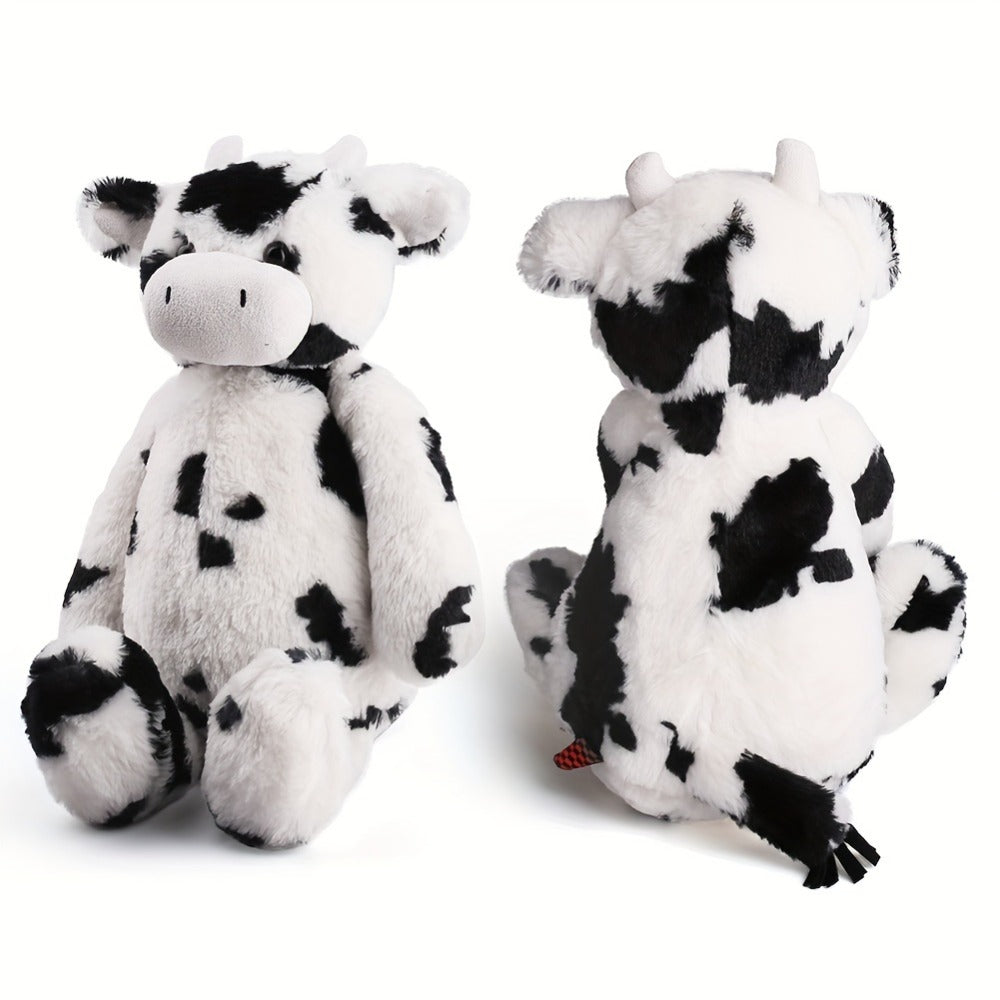 Cow Stuffed Animal Plush 16 Inch – Soft Tubbie Wubbie Farm Animal Toy for Babies & Toddlers, Black White Cuddly Cow Doll, Birthday Christmas Easter Gift for Boys Girls Kids