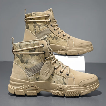 Men's Boots - Non-Slip Sole Lace-Up for Outdoor & Travel 318693
