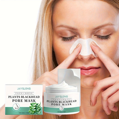 Blackhead Peel-Off Nose Mask 50g with Hyaluronic Acid, Salicylic Acid & Aloe Essence – Deep Pore Cleansing Strips for Smooth Skin, Daily Use