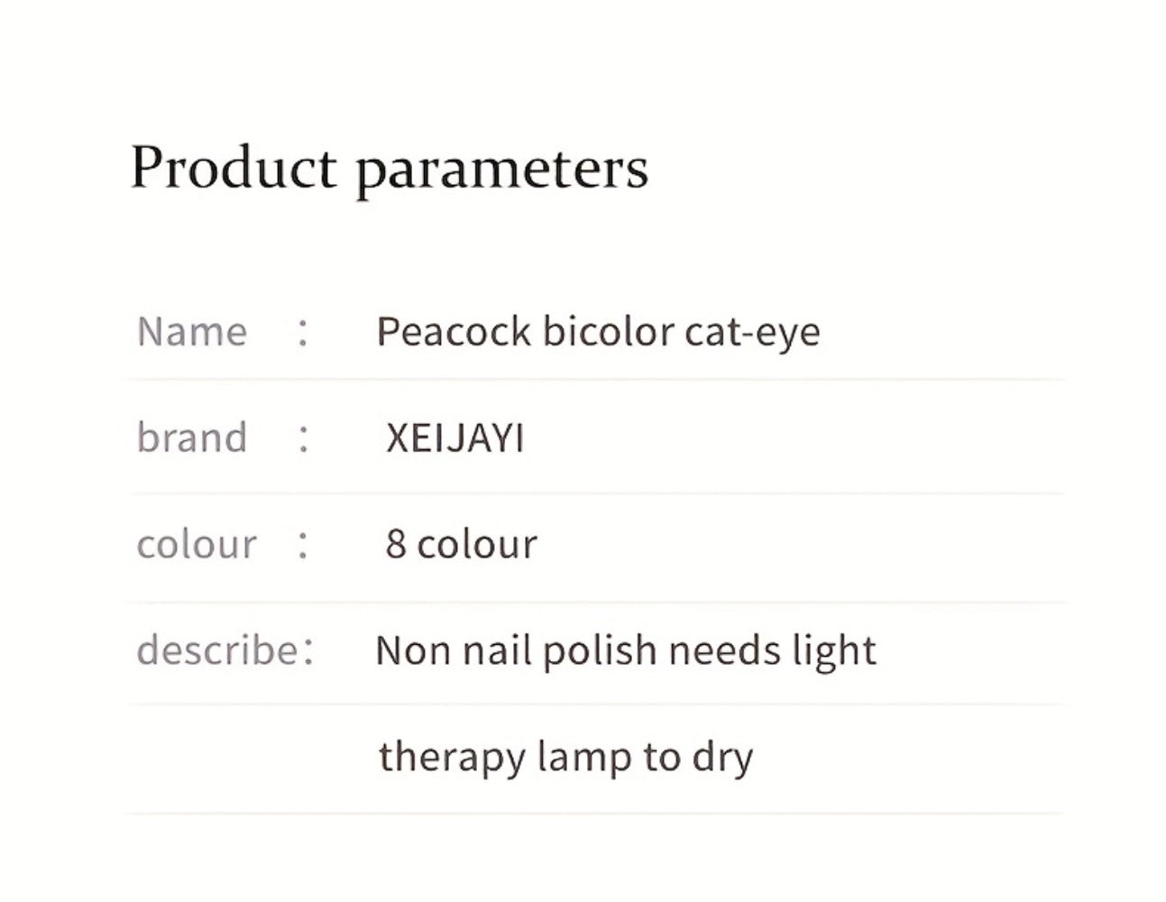 Magnetic Cat Eye Gel Nail Polish Set 8 Colors – Holographic Reflective Peacock Double-Light Effect, LED/UV Soak-Off Gel 0.51oz with Magnet Tool, Salon & Home Nail Art Gift Set for Women
