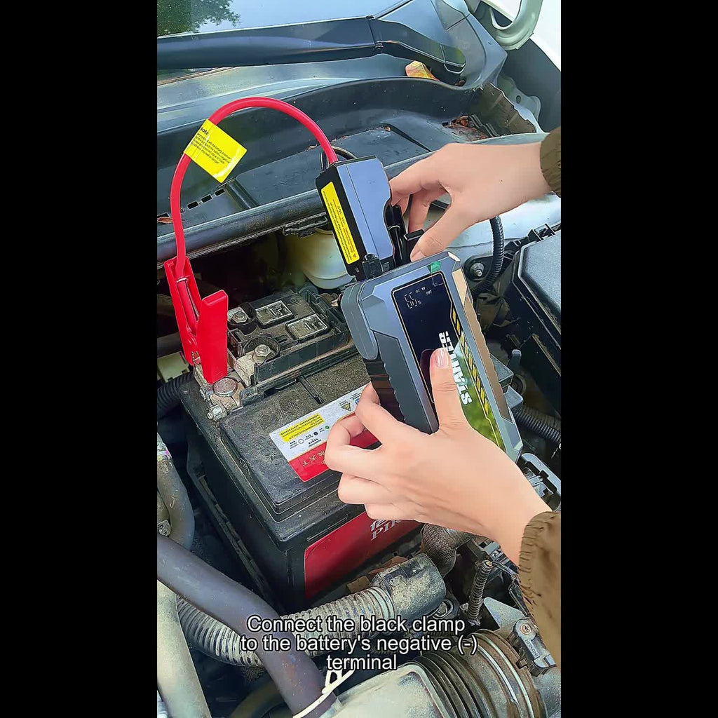 Car Jump Starter, 6000A Peak 26800mAh (Up to All Gas or 2.64gal Diesel Engine, 50 Times) 12V Auto Booster Battery Charger Jump Box with Quick Charger Smart Jump Cables with LED Screen