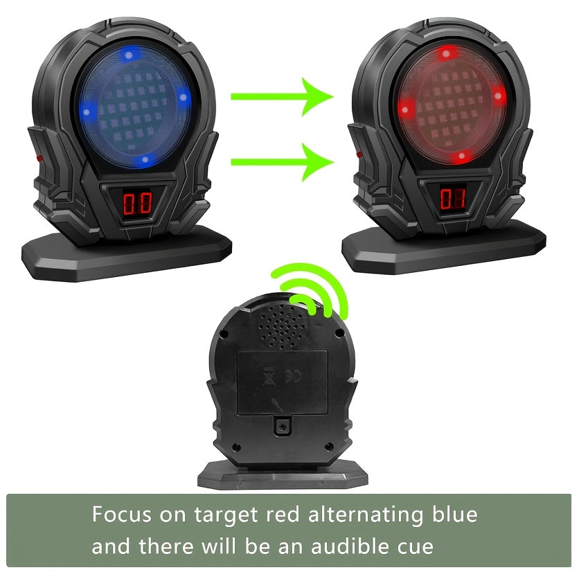 Laser Training Target for Dry Fire Practice – Portable Reactive Laser Shooting Target Compatible with Dry Fire Laser Training Systems | Indoor Marksmanship & Accuracy Trainer for Pistol & Rifle