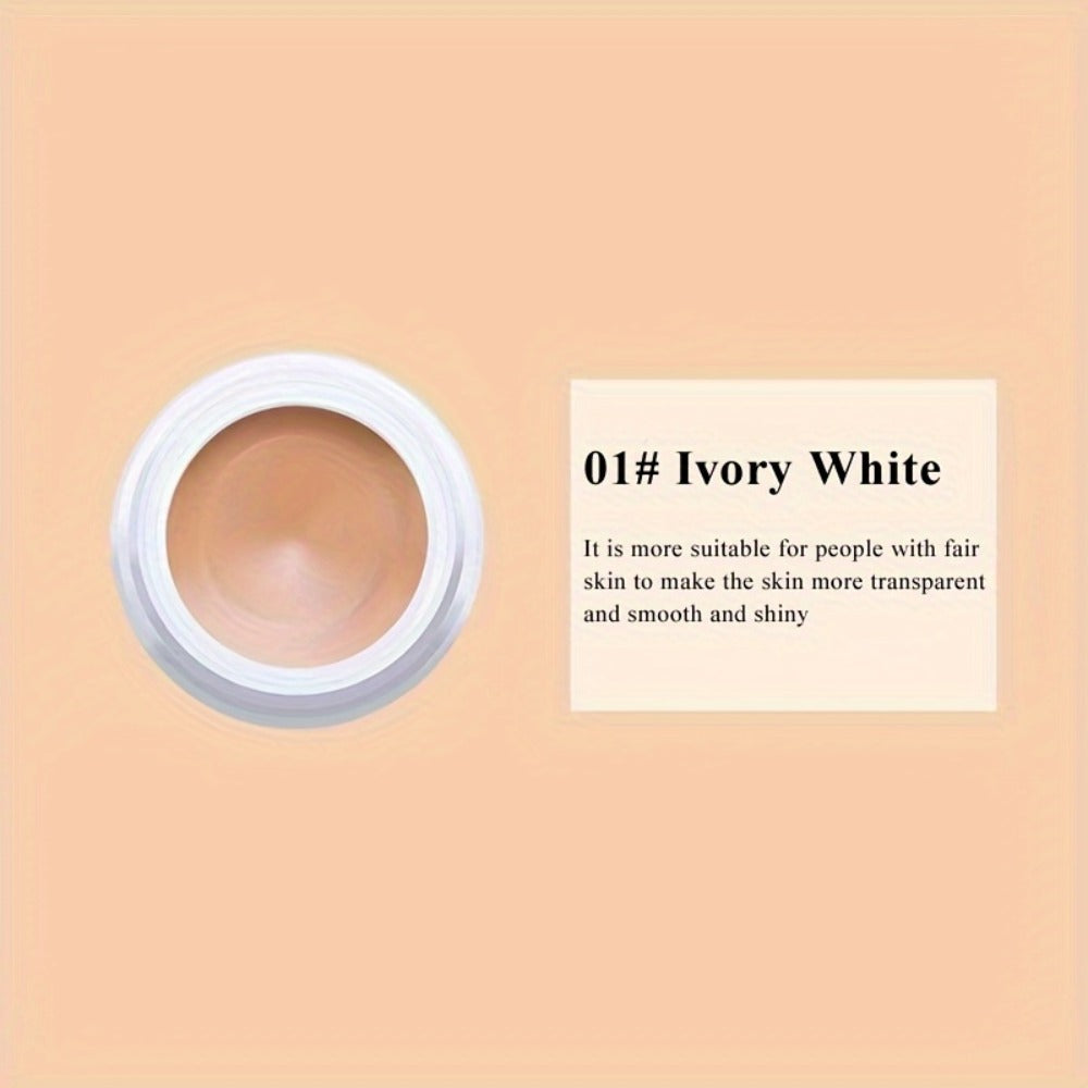 Waterproof Concealer Cream Set of 3 - Full Coverage Dark Spot & Tattoo Cover Concealer Paste for All Skin Types - Natural Finish Makeup Concealer