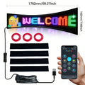 [Flexible LED Matrix Panel]LED Matrix Panel Identification, with USB Power Supply, Application Control and Remote Control; Flexible, DIY Programmable Lighting, Suitable for Cars, Stores, Hotels, Holidays; Easy to Install, Durable Design(No Remote