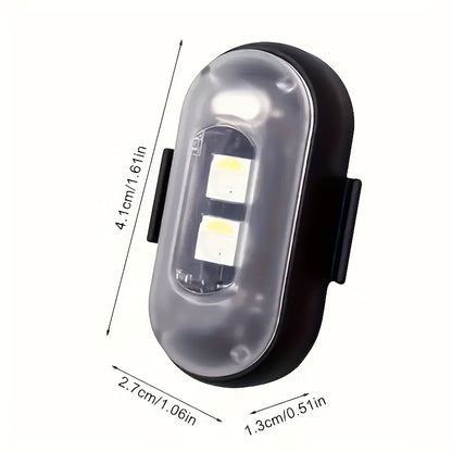 4/6pcs Wireless LED Strip Lights - 8-Color High-Brightness Anti-Collision Lighting with Remote Control, USB Charging, And Waterproof Design for Cars, Drones, Aircraft, Motorcycles, And Bikes