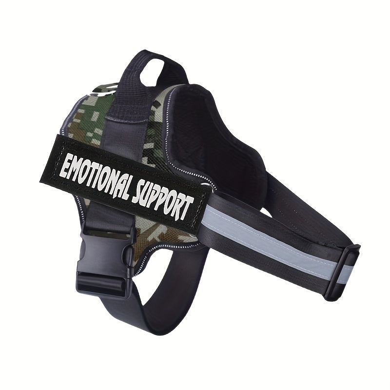 Emotional Support Dog Harness No-Pull Reflective Vest with Handle – Adjustable No-Choke ESA Pet Harness for Easy Walking & Training, XS to XXL, 11 Colors
