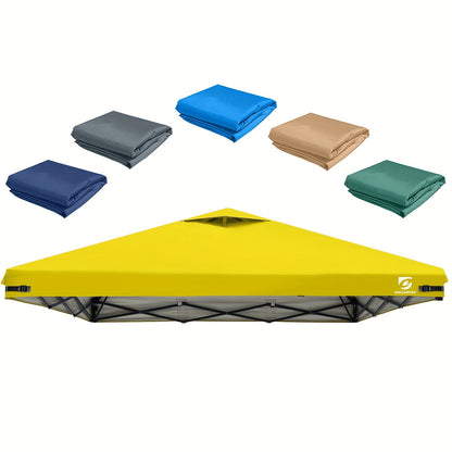 10x10 Canopy Replacement Top Cover for Straight Leg Tents – Ventilation Ports, Instant Shade, 11 Color Options – Waterproof Pop-Up Canopy Top for Camping, Outdoor Events & Backyard (Top Cover Only)