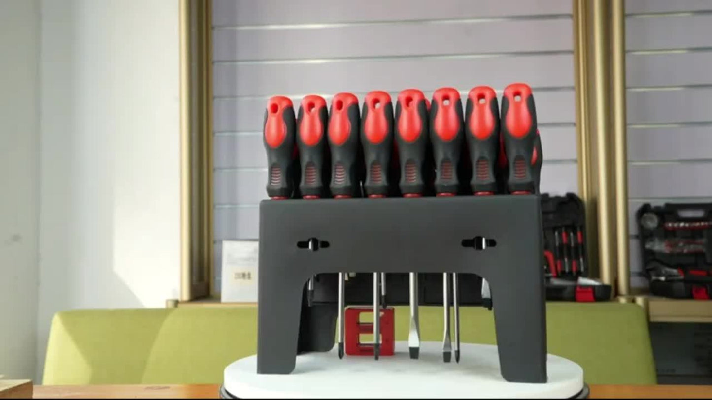 Magnetic Screwdriver Set 69 / 118-Piece with Plastic Organizer – Precision, Slotted, Phillips, Hex, Torx & Pozidriv Bits with Magnetizer Demagnetizer, DIY Tool Gift for Men