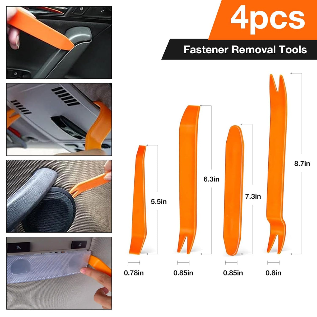 725pcs Automotive Push Pins & Bumper Clips Kit, Retainer Clips, Fender Fasteners, Door Panel And Trunk Trim Rivets With Removal Tool And Cable Ties, Compatible With for TOYOTA, for Honda, for Ford, for Chevrolet And for NISSAN, Fits Most Cars