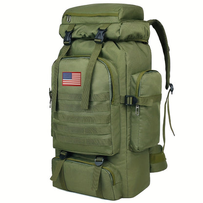 Tactical Backpack for Men & Women – Lightweight Packable Hiking Backpack 21L, Multi-Compartment Camping Rucksack with Adjustable Straps, Waterproof Outdoor Daypack for Camping, Trekking & Travel