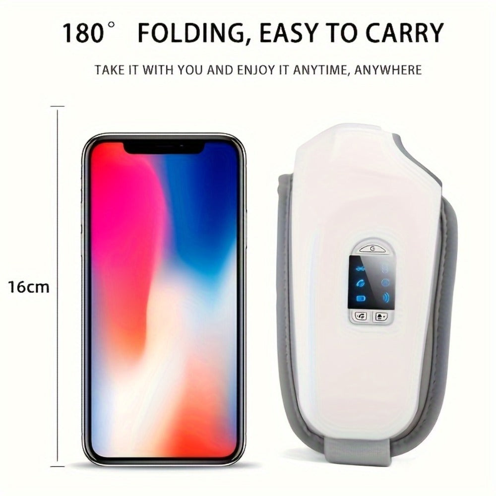 Eye Massager 4D Kneading Vibration Hot Compress Bluetooth Music Massage – Rechargeable Portable Eye Relax Device for Stress Relief