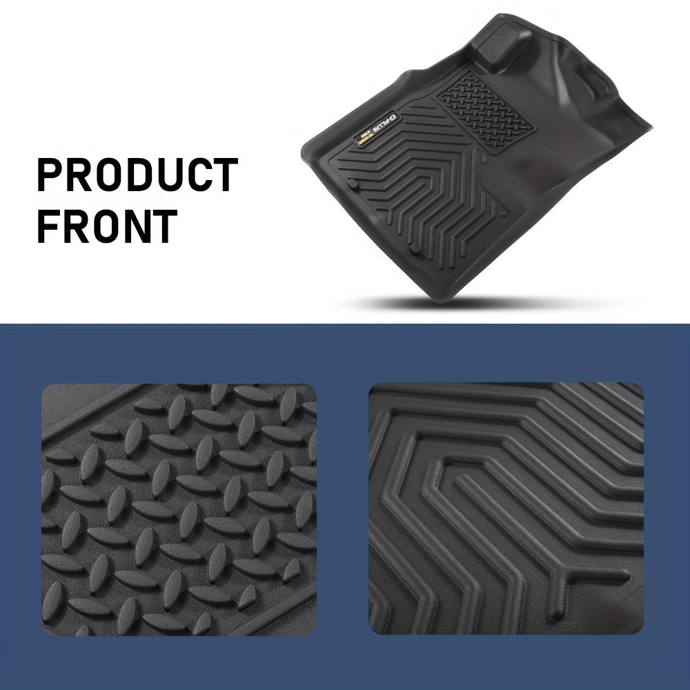 Floor Mats TPE Double Cab All Weather Rubber Liners Fit For Toyota For Tacoma 05-15