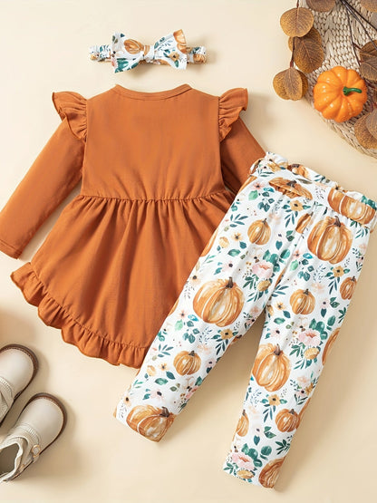 Baby Girl Casual Pants - Long Sleeve Fall