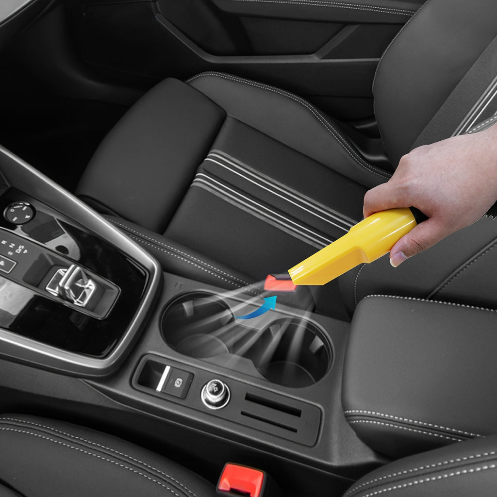 Vehicle Mounted Suction And Blowing Double Use Bucket Vacuum Cleaner Car Portable Multi Function Tool Cylinder Style Large Capacity Vacuum Cleaner Automobile Interior Cleaning Tool