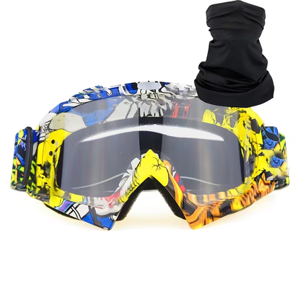 Ski Goggles with Headband – Mirror Coating Polycarbonate Lens, TPU Frame, Adjustable Thick Foam Pad, Anti-Fog Snow Goggles for Adults, 30+ Color Options for Skiing & Snowboarding