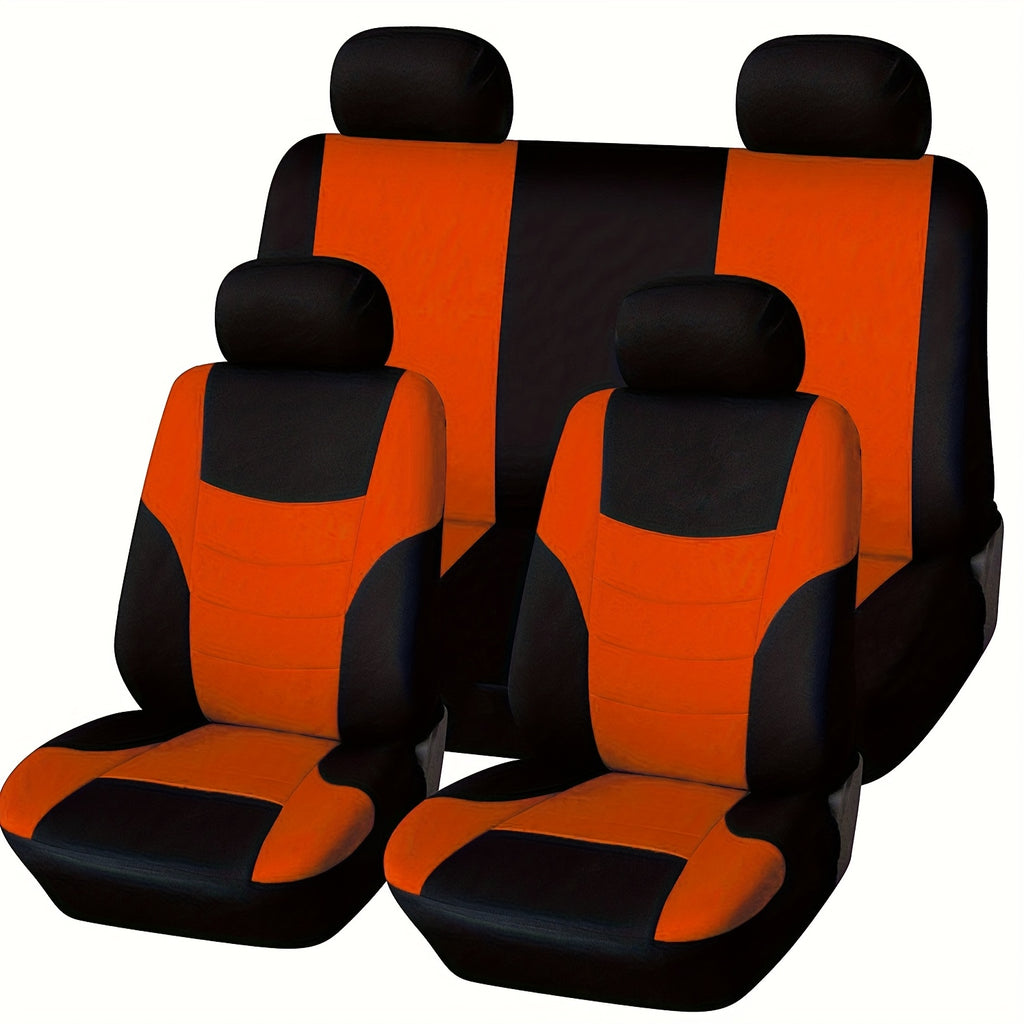Car Seat Covers for Five Passengers, Made of Breathable Fabric, Suitable for All Seasons, Durable, And Compatible with Most Five-Seater Vehicles Available