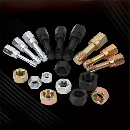 Thread Repair Kit 48-Piece – UNF UNC & Metric Tap and Die Rethreading Set, SAE & Metric Thread Chaser for Bolt & Nut Repair, Color-Coded with Storage Case