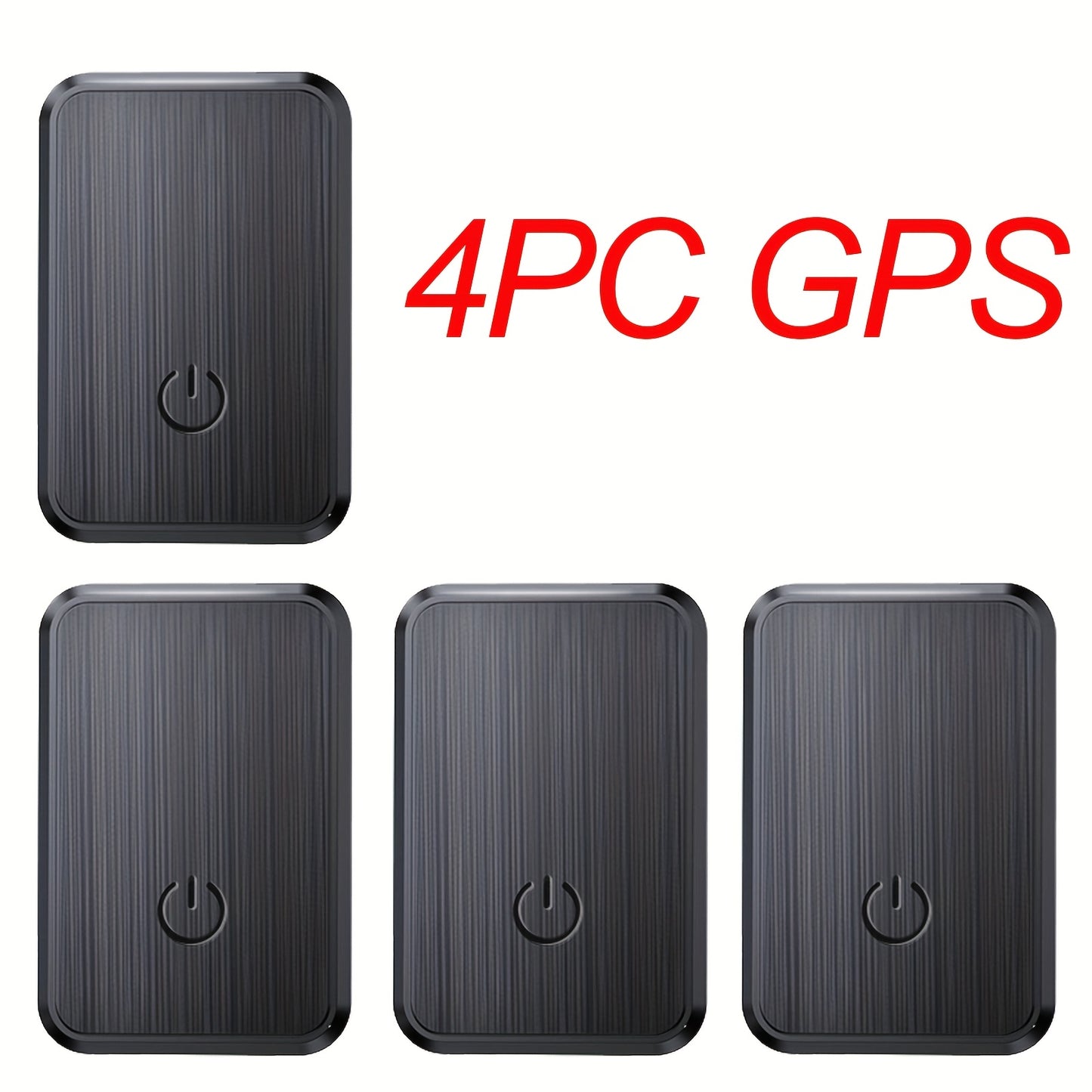 Mini GPS Tracker GF-08 Magnetic Real-Time Car Tracking Device – Global Coverage, No Subscription Fee, Stainless Steel Portable Hidden Vehicle Locator, 2/3/4/5/6 Pack