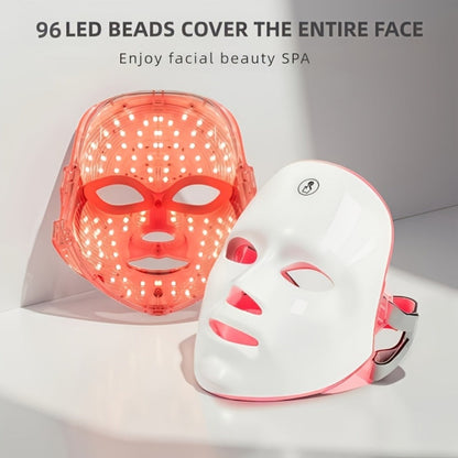 LED Light Therapy Device 7 Color Photon USB Powered – Skin Rejuvenation Anti-Aging Acne Treatment Facial Care Beauty Tool for Home Use Women All Skin Types