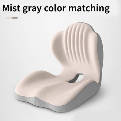 Memory Foam Seat Cushion Ergonomic with Back Support & Breathable Hollow Design – Comfortable Chair Pad for Office, Car Seat & Long Sitting, Unisex Gift
