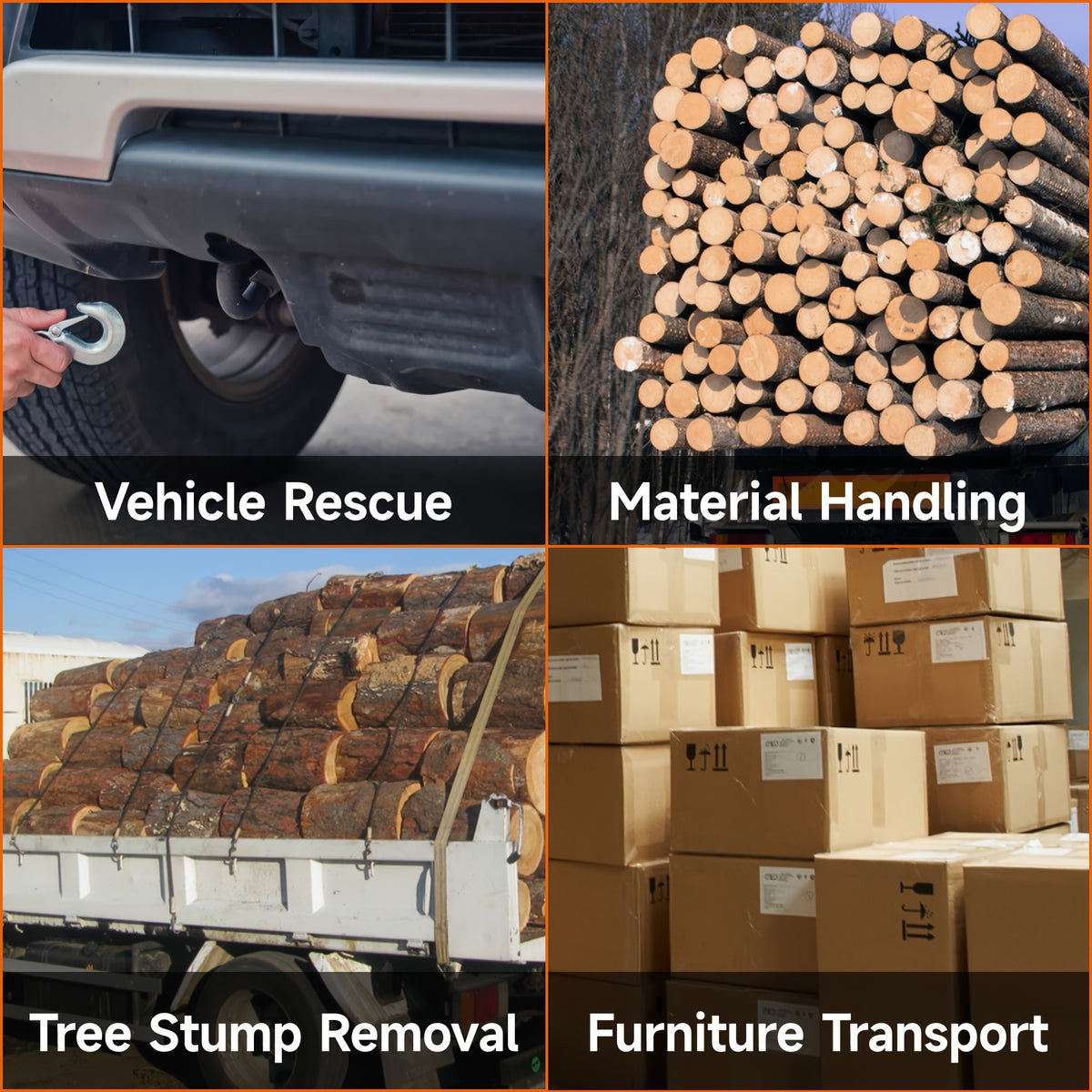 Manual Winch, Heavy-duty Cable Puller, Cargo Binding and Securing Straps (with 2 Hooks), Manual Winch and Wire Rope Cable Puller, Portable Tire Reinforcement Winch Manual Trailer, Equipment Transportation Material Cable Puller