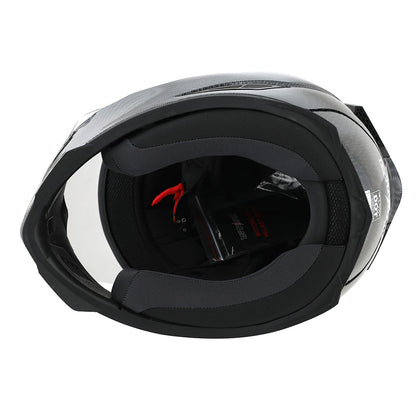 Motorcycle Full Face Helmet with Tinted Shield & Spare Clear Shield Quick Release Buckle Lightweight Aerodynamic Removable Washable Interior, Multiple Colors S M L XL