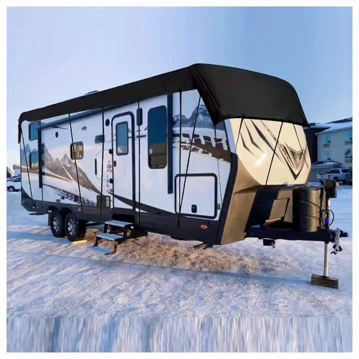 1pc of Robust RV Roof Cover Designed for Motorhomes, Travel Trailers, Caravans, And Buses, Offering UV And Sun Protection, Suitable for Rvs Measuring Between 5 to 12 Meters Or 16 to 40 Feet, Including RV Awnings And Additions