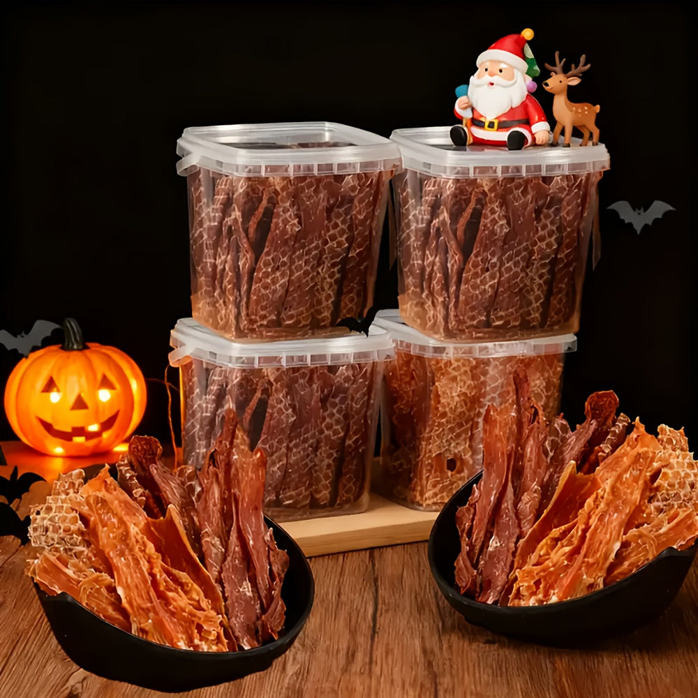 Duck Jerky Dog Chews Real Meat High Protein Low Fat Long-Lasting Dental Treats for Small Medium Large Dogs Training Reward Easily Digestible 150g